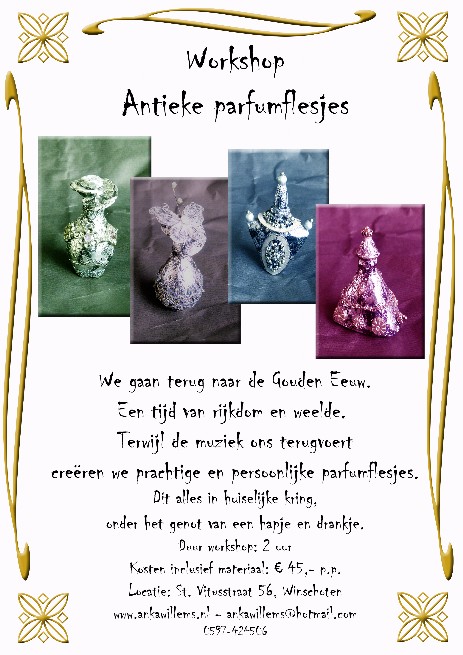 Workshop Antieke Parfumflesjes